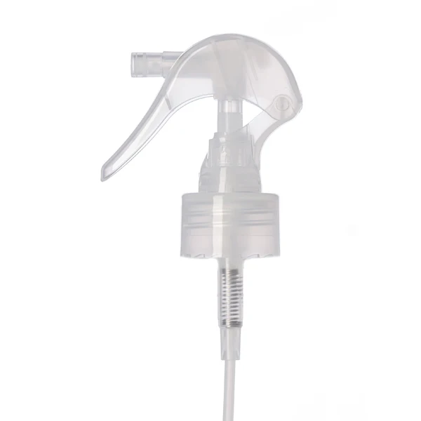 Natural-colored PP  24-410 fine-mist trigger sprayer with dip tube mist spray pump 24 410