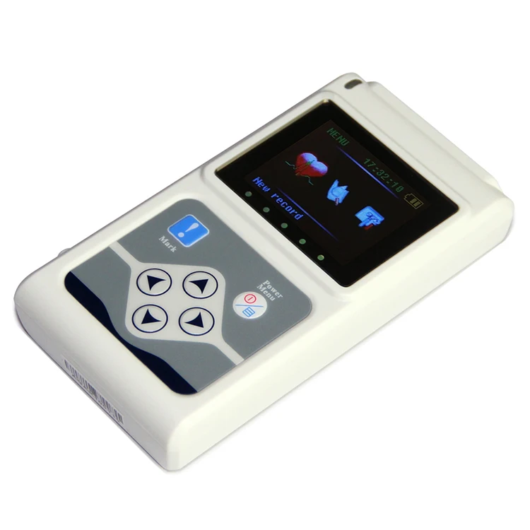 Contec Tlc5000 Digital Handheld Portable Dynamic 12 Channels 24 Hour Contec Holter Ecg Device