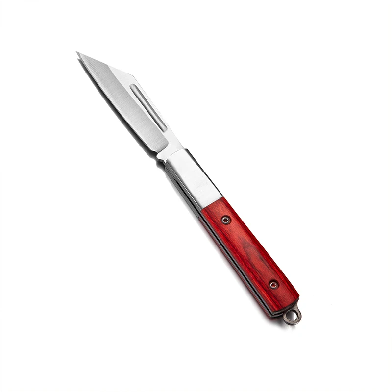 In stock 193mm full-length high carbon steel blade foldable paring knife Sharp and easy to use with hand cutting tools