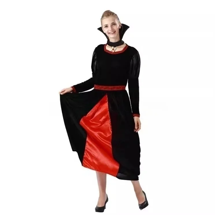 Halloween cosplay adult and female costume cloak cloak vampire dance costume set