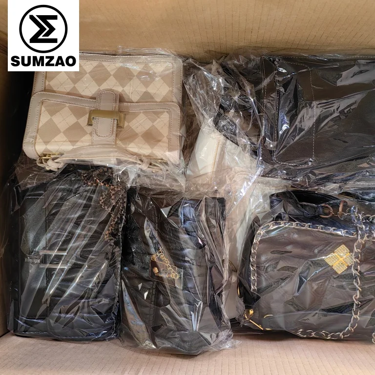 China Supplier Mixed 45kg Branded ladies Second Hand Bags handbags in bales from italy