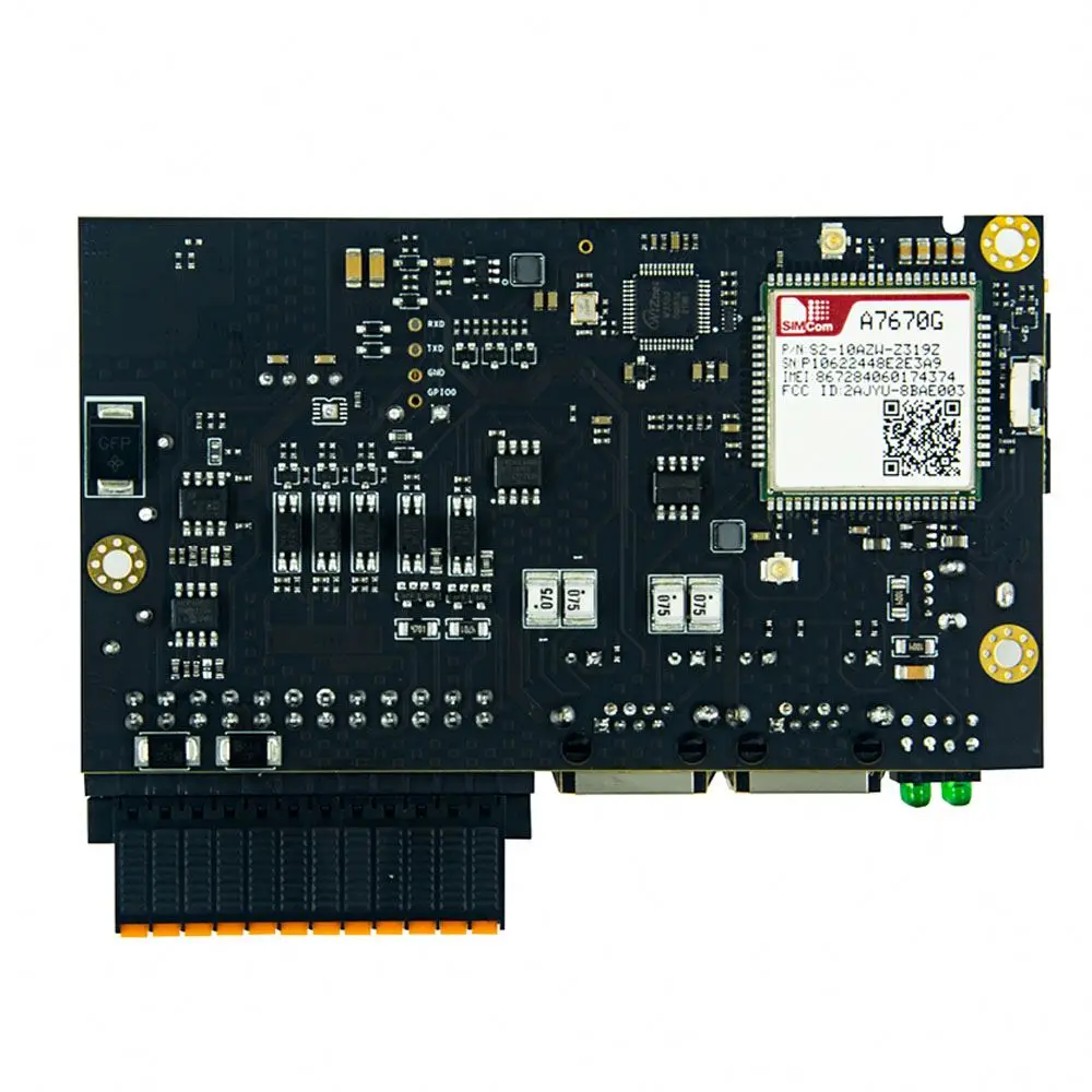 Industrial-grade Edge Computing controller, All-in-one ESP32 CAN IO 4G LTE GPS IEC 61131-3  SCADA module PLC IIOT control system