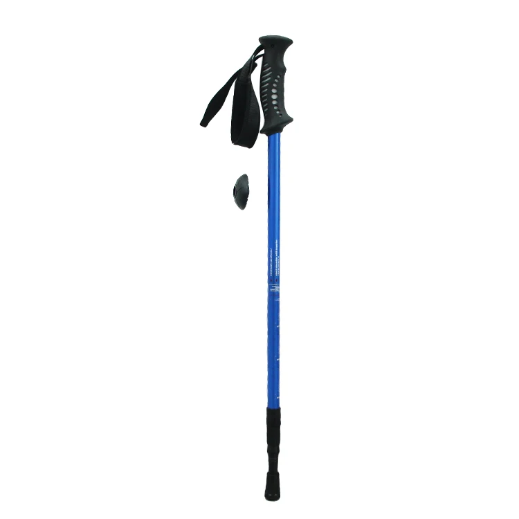 Hot Sell Folding Ultralight Alpenstock Outdoor Adventure Pathfinder Survival Tool Walking Sticks for Hiking