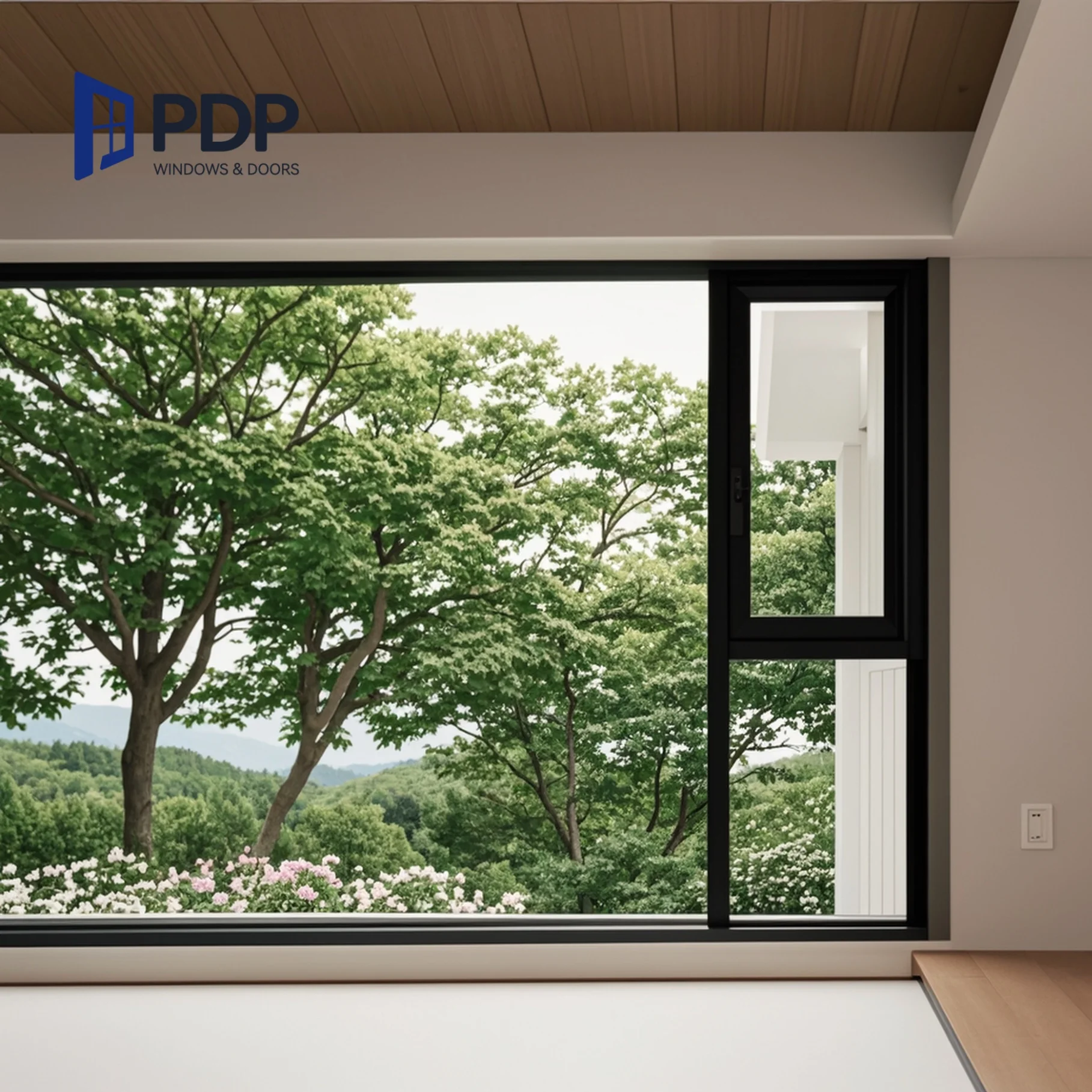 Customized Modern Energy-Efficient Aluminium Soundproof Swing Open With  Blinds Casement Windows For Home