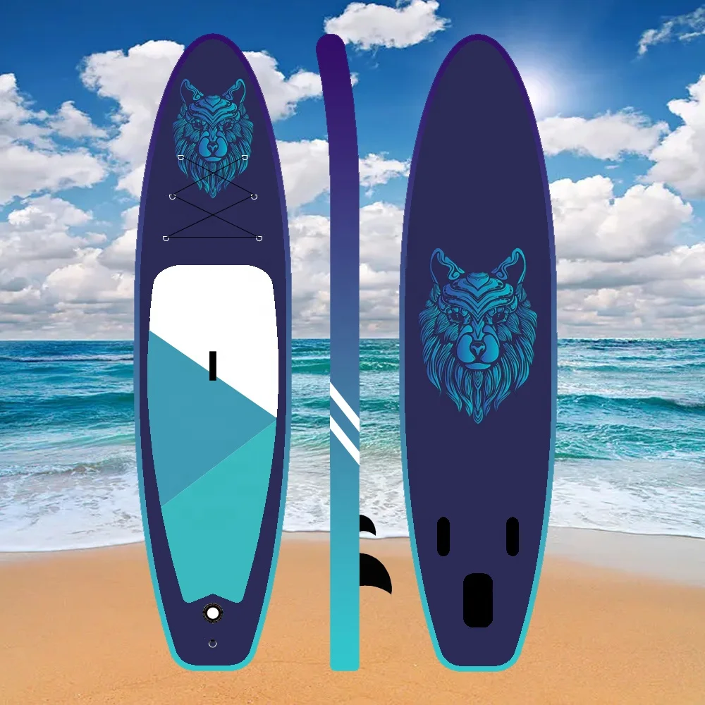 BSCI / EN Good Price High Quality double layer stand up surfboard inflatable paddle board sup double chamber