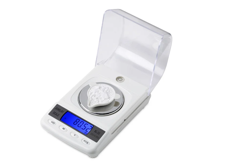 Jewelry Powder Scale 50g/0.001g with Tare function Digital jewelry scale with High Accuracy Blue backlight