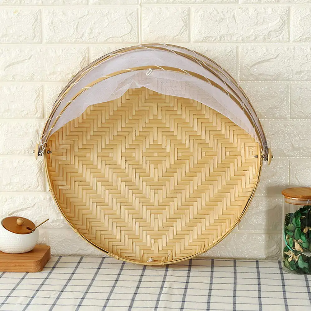 Vietnam hand woven bamboo food cover