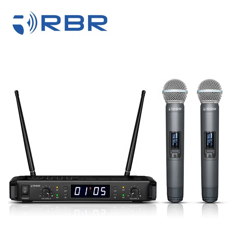 Professional bm755 uhf 50 channel wireless microphone forhome theatre