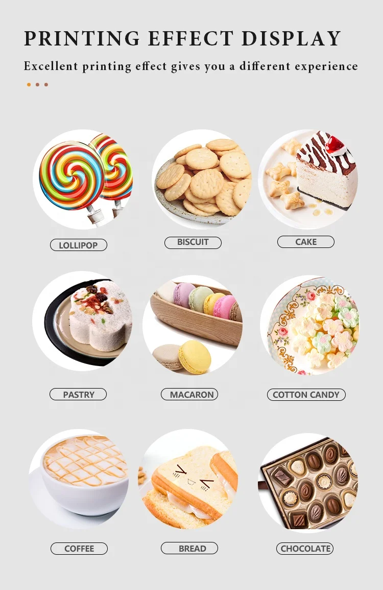 Portable Digital Inkjet Uv Printers A3 A4 Cake Chocolate Coffee Food Machine Uv Printer Egg Inkjet Printer Price