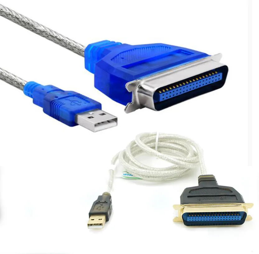 High quality Wholesale USB to IEEE 1284 1284 Parallel port Adapter Cable 36 Pin CN36 cable Usb Printer Cable