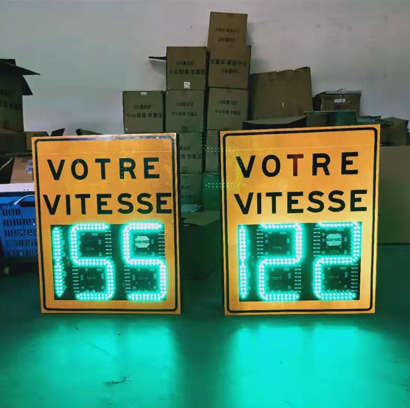 
Speed Limit Display Signs Safety Solar Led Arrow Road Traffic Signal 