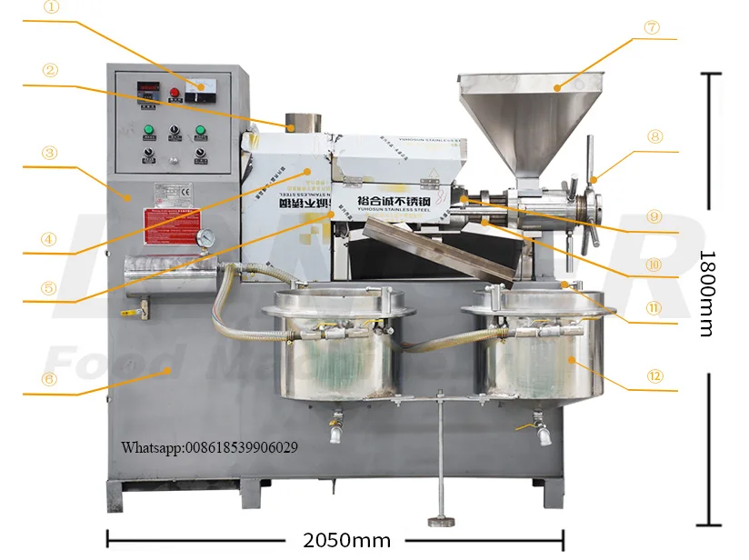 Small Automatic Peanut Oil Expeller Groundnut Oil Extraction Machine Price