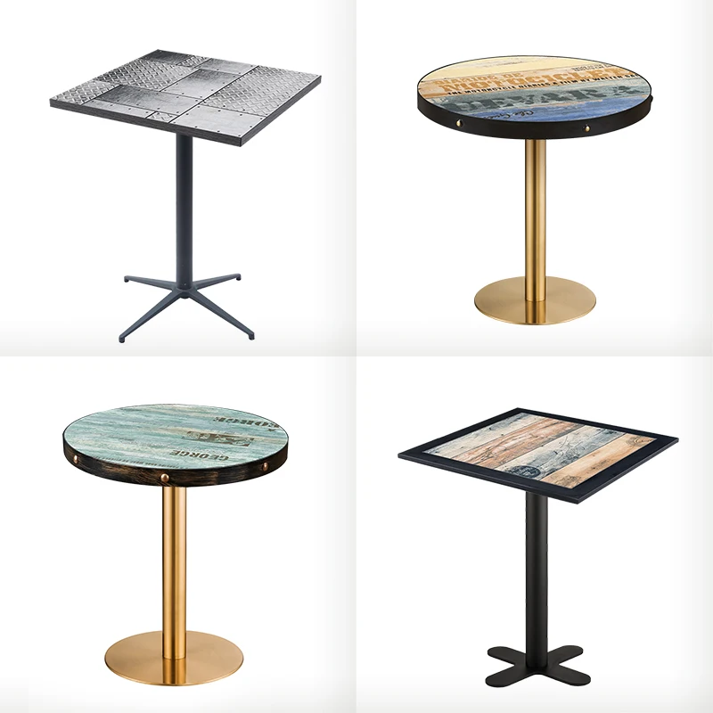 FUSHAN outdoor lounge furniture ceramic tile mosaic table bar cafe restaurant