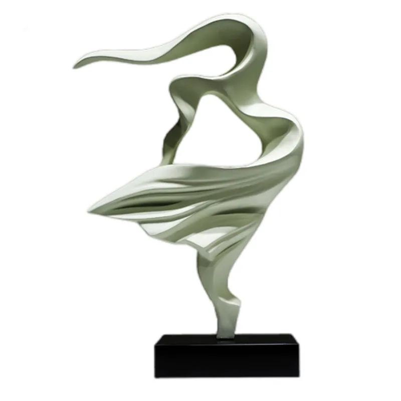 
Dancers Abstract Art Resin Sculpture for Mall Center Office Themed Club Bar Hotel Decor 