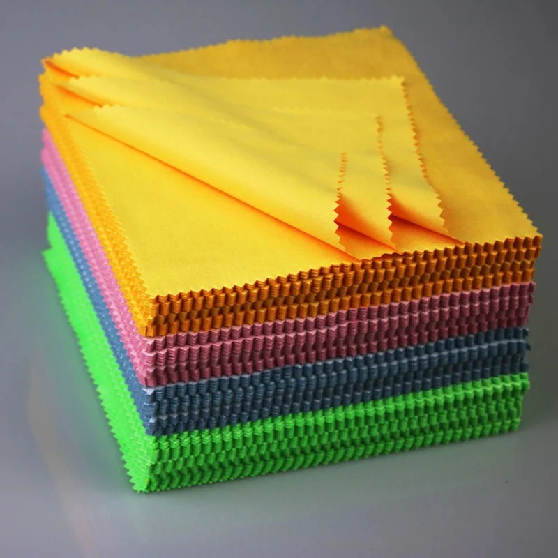 Custom Logo Printing Microfibre Microfiber Screen Eyeglass Sunglass Eye Glasses Lens Wiping Cleaning Cloth For Glasses