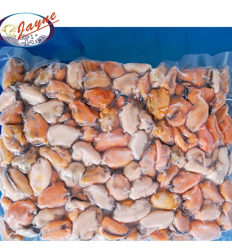 Высококачественные готовые цельные пресноводные ракушки, замороженные закуски, производство мидий, мясо на продажу