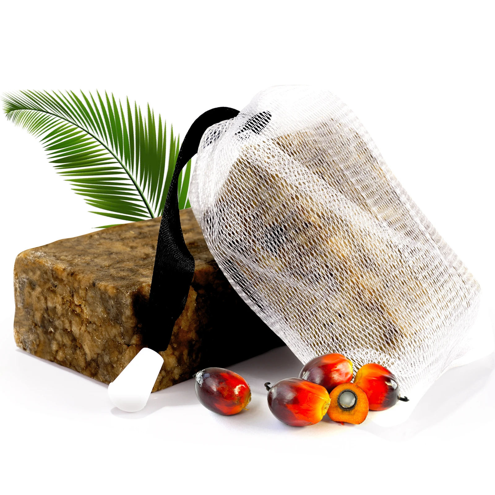 ELAIMEI hydrates balances oily skin clears impurities 100g black soap scrub organic african black soap for black spots