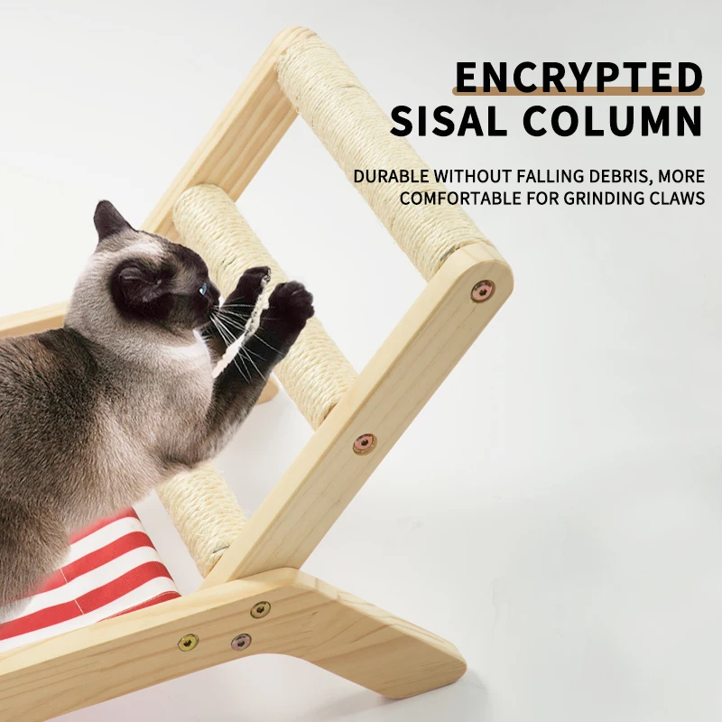 New Arrival Wooden Can Disassemble and Wash Pet Toy Cat Scratch Board