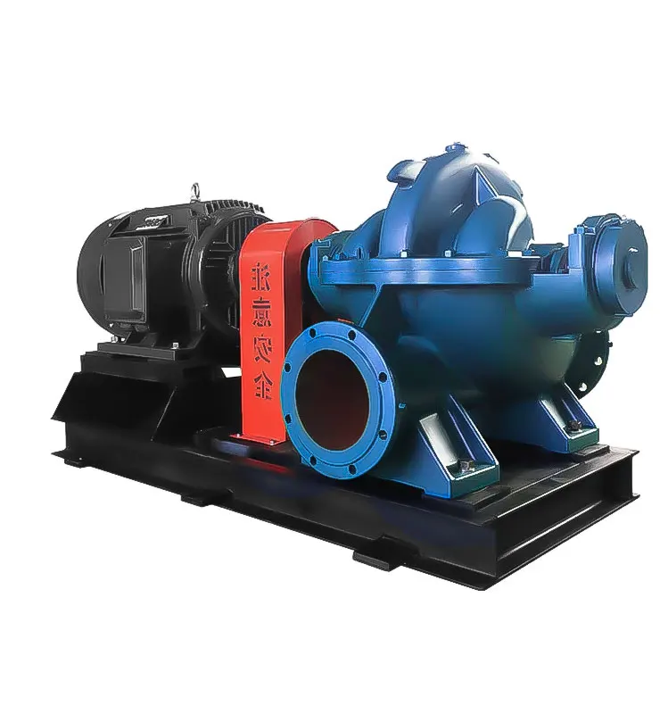 55KW high flow horizontal centrifugal pump High water pressure pump electric double suction pump