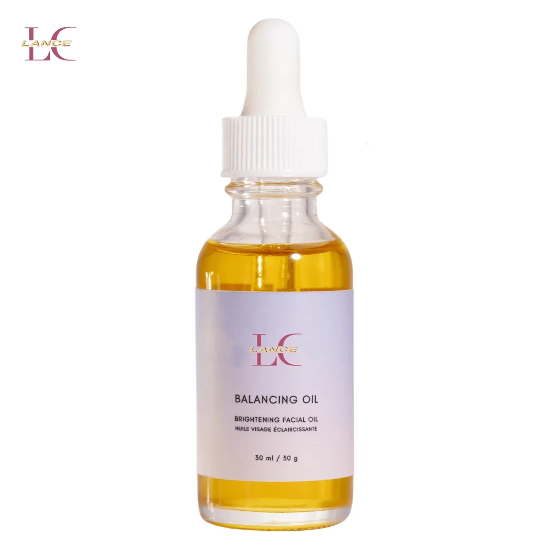 Lance Private Label Brightening Facial Oil Organic Balancing Renewal Lightweight Glow Face Oil Serum Wholesale Essential Oil