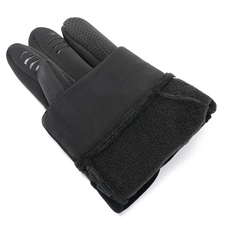 Winter Waterproof Touchscreen Zipper Gloves Full Fingered Anti Slip for Bike Motorcycle