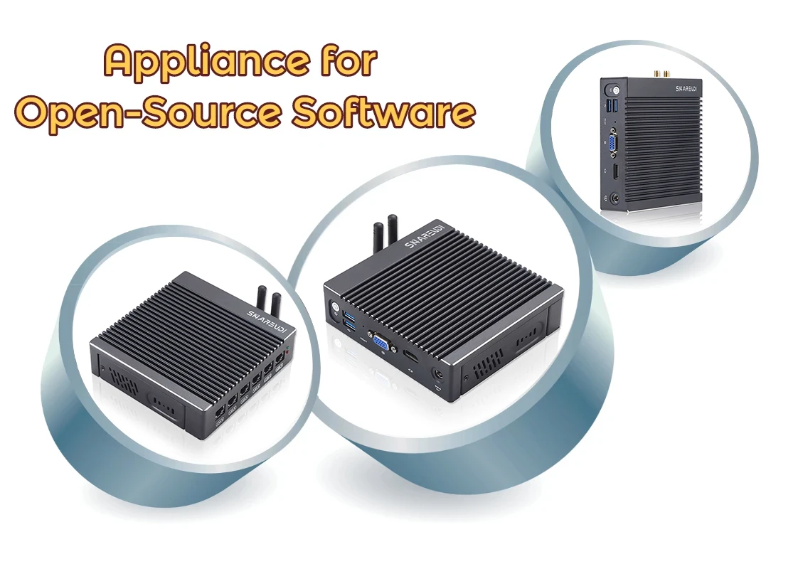 Mini PC Pfsense Appliance Hardware 6 LAN Wifi Cyber Network Security Protection router open-source Mini PC For Firewall Pfsense