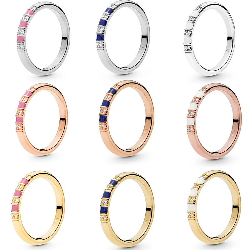 Silver DIY Simple Magic Crown Female Fashion Ring Fine Jewelry For Factory Pandora Original ring