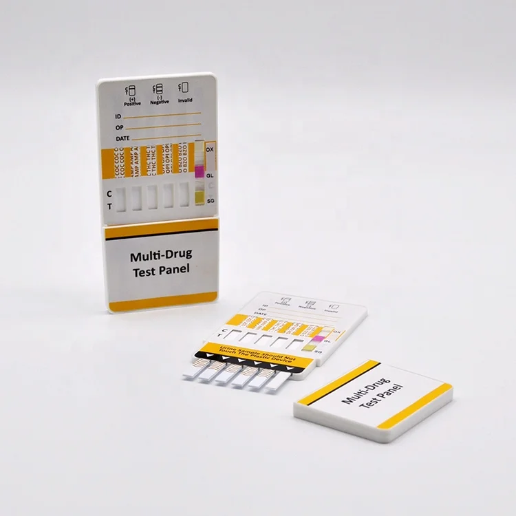 Hot Selling Multi Drugtest of Abuse Urine 5 Panel Rapid Test Kit Electric Drug Test CE Plastic Test Peracetic Acid Acceptable