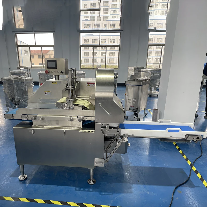 New CNC 2D Frozen Meat Dicing Machine Pork Beef Cheese Sausage Bacon Dicing Equipment