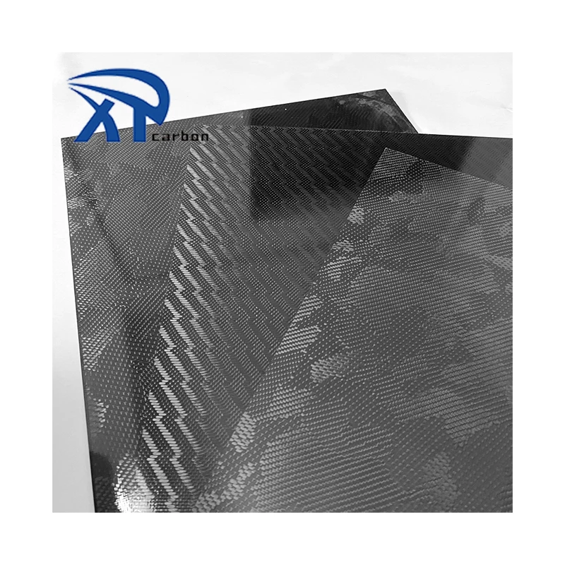 High Strength 100% 3k Carbon Fiber Plain Weave Glossy Or Matte Carbon Sheet