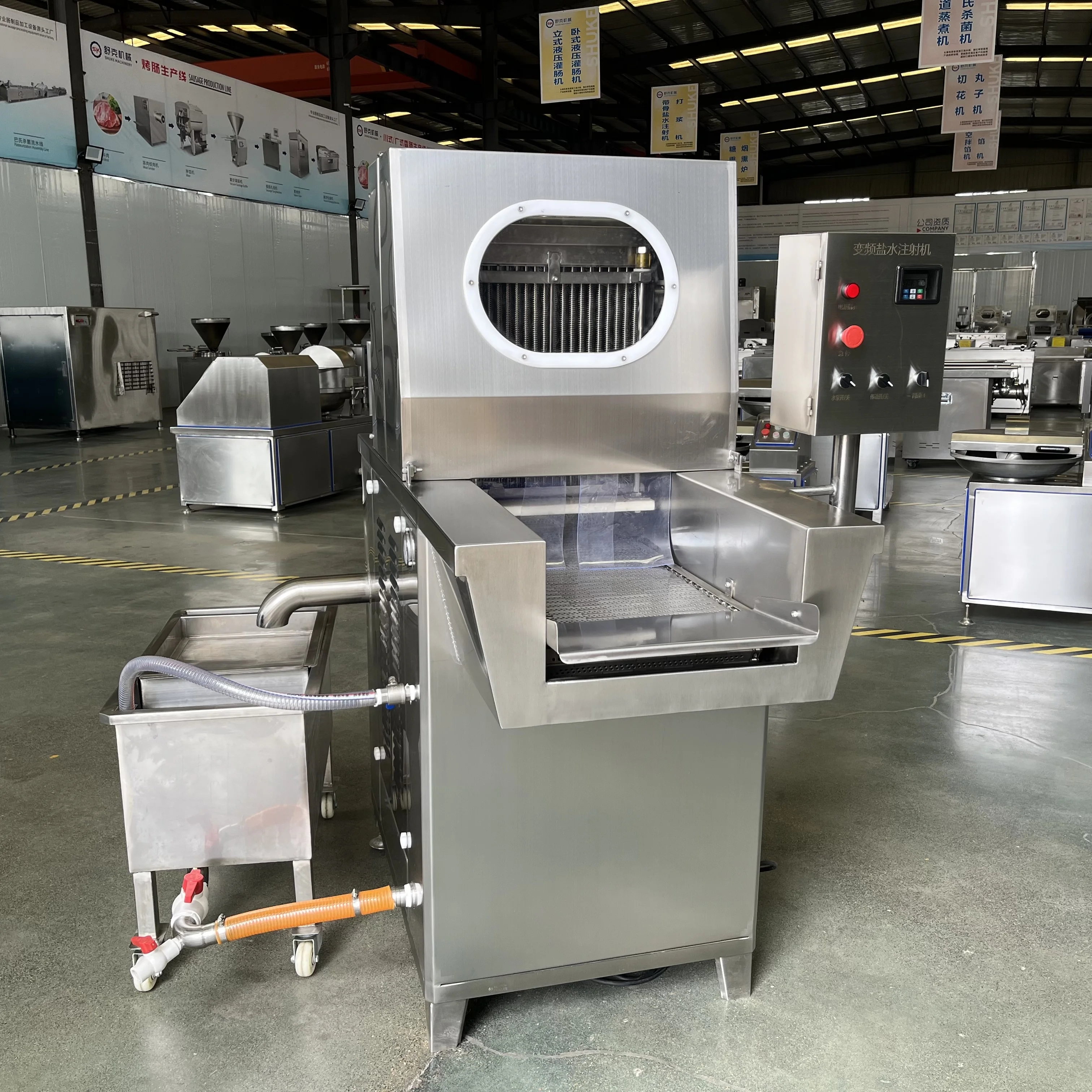 Automatic Brine Injector Marinade Injection Saline Injecting Machine