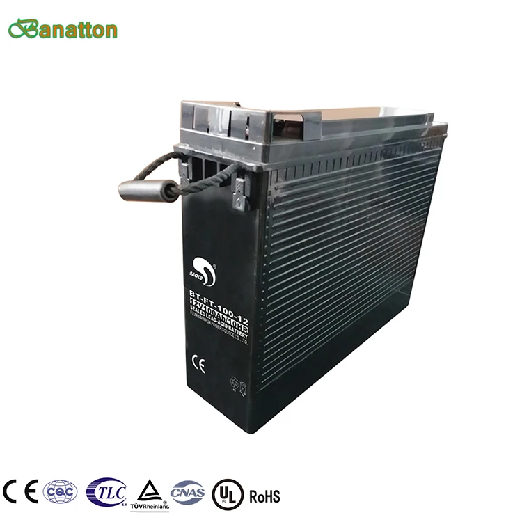High Quality Factory Prices Solar AGM FT Battery 12V 100AH