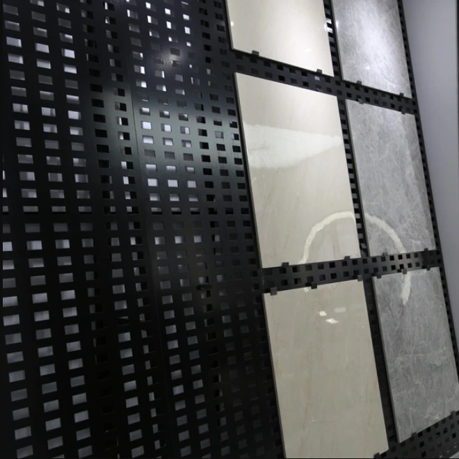 Wholesale Granite And Marble Display Stand Good Quality Metal Decorative Ceramic Tile Display Rack