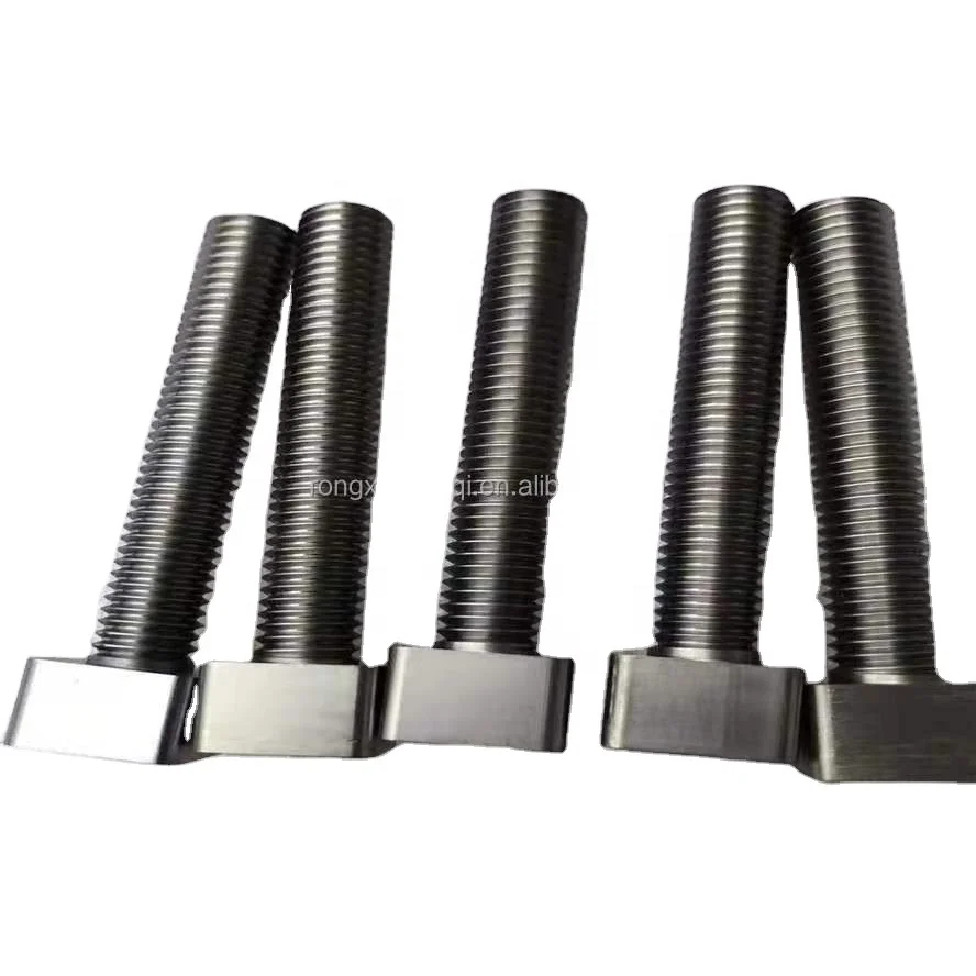 Pure molybdenum screws with good quality and high density