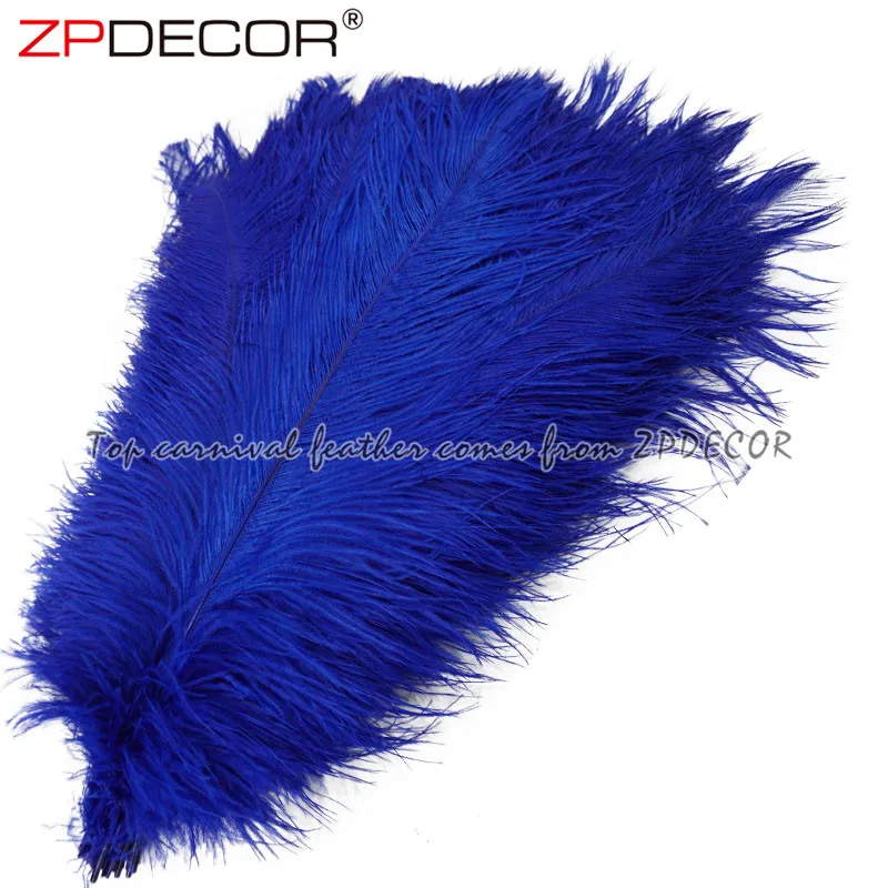 ZPDECOR завод оптовый запас 50-55 см Разноцветные страусиные перья для карнавальных костюмов и свадебных