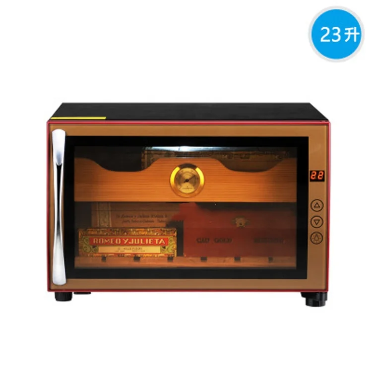 Custom 23L mini cigar humidor display cigar cooler for home use