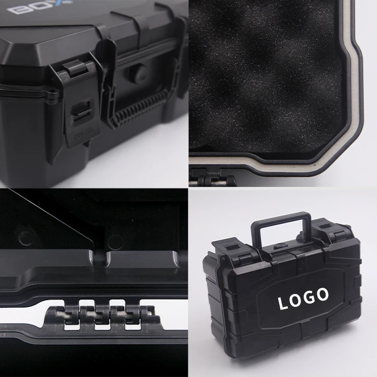 Factory outlet waterproof plastic instrument case long gun case plastic hard case with custom foam