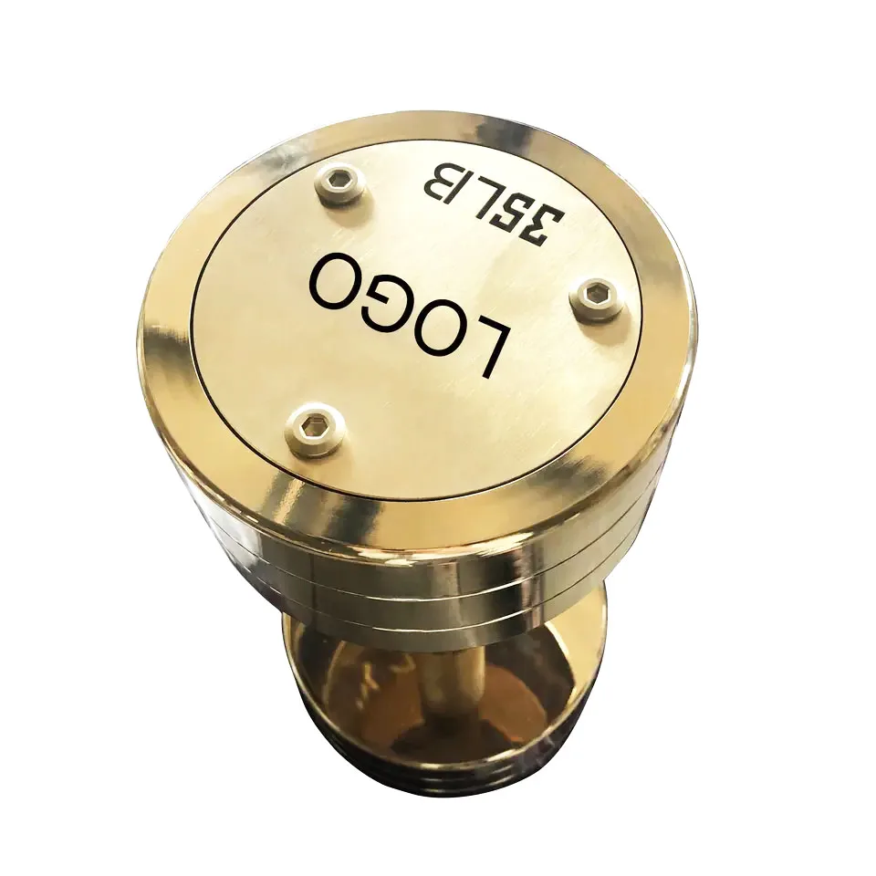 Factory cheap price 2.5kg to 100kg gold dumbell set customized logo chrome steel dumbbells free weights
