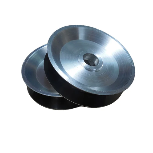 65*17 Hvof Coating Ceramic Small Pulleys With 6201 Bearing