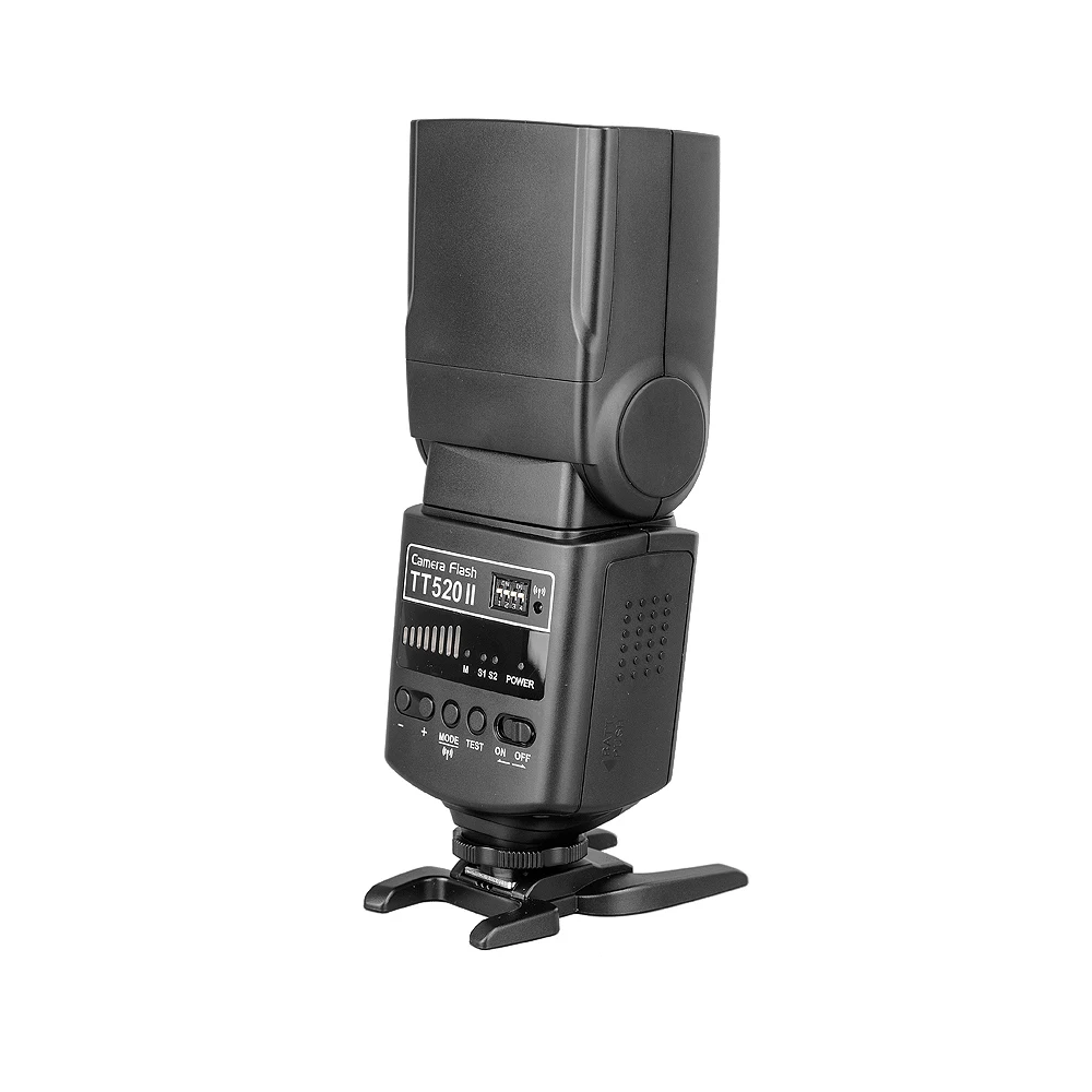 Godox TT520II Camera Flash Speedlite Build in 433MHz Wireless Signal   Flash Trigger for Canon Nikon Pentax Olympus DSLR Cameras (1600487639128)