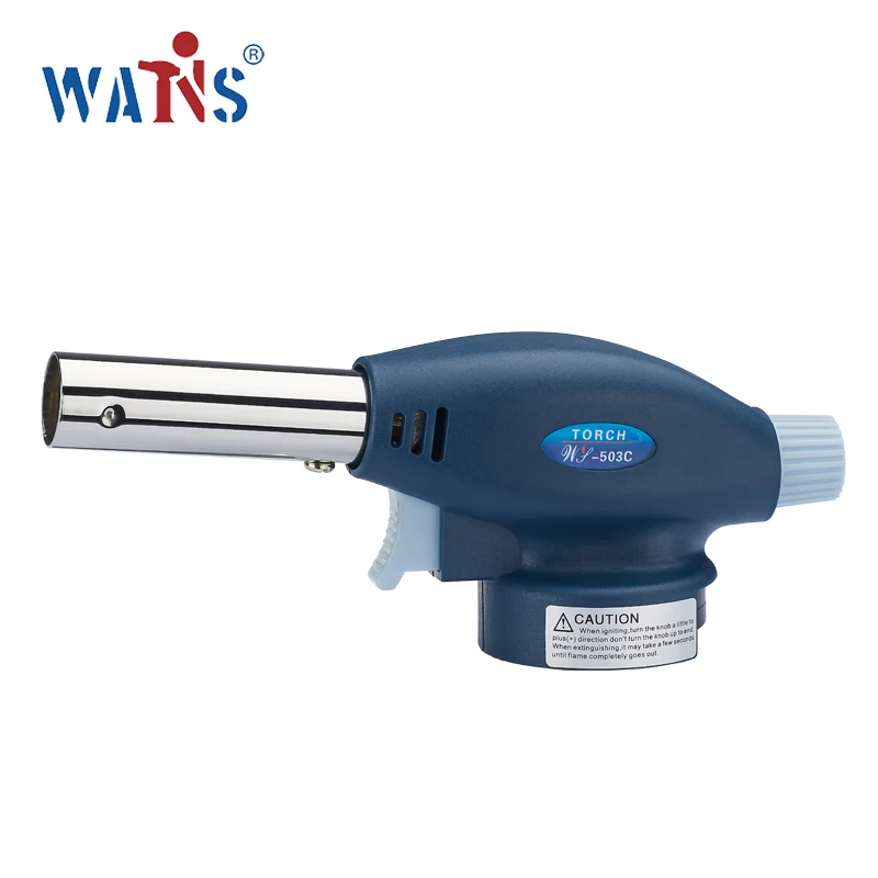 Portable multi-functional flame butane gas flamethrower for outdoor camping