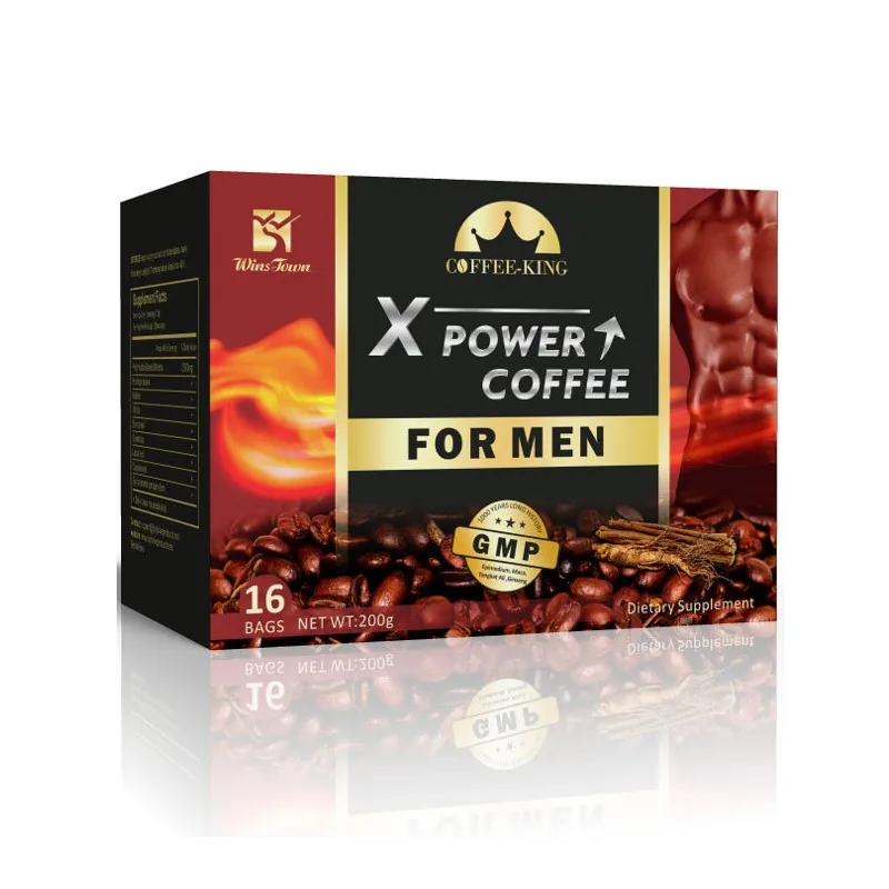Customize Top Quality Effective Long Time Sex Xpower Coffee For Men Sexual
