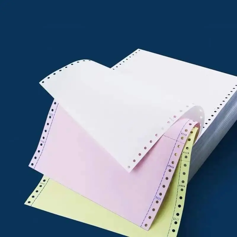 Wholesale Hot Sale POS printer CFB paper 100% primary pulp ncr carbonless paper a4