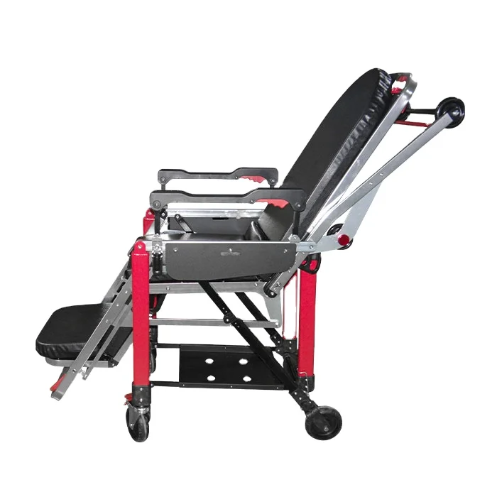 BDTT202B Hot Sale Hospital Used Emergency Trolley Patient Transport Backrest Height Adjustable Bed to Ambulance Stretcher Chair