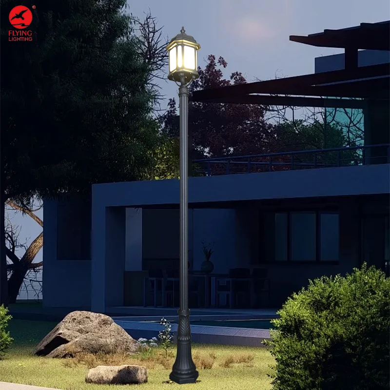 New Design Garden Solar Lights Outdoor Waterproof LED Lamp Courtyard Garden Light