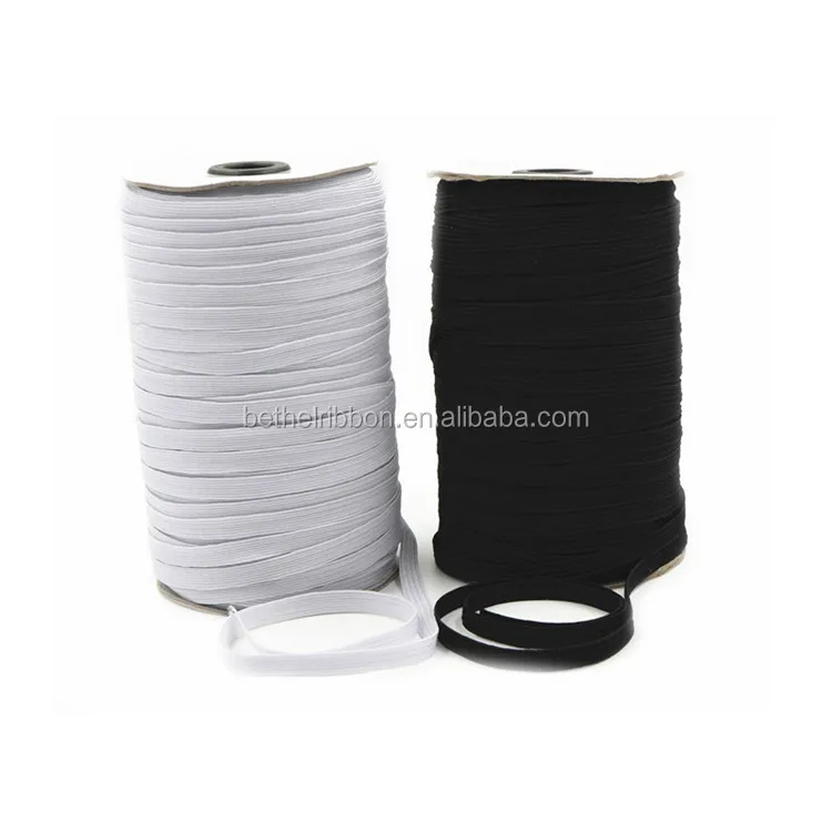 Narrow Braided Elastic Tape Narrow webbing Elastic Tape Flat Elastic Cord