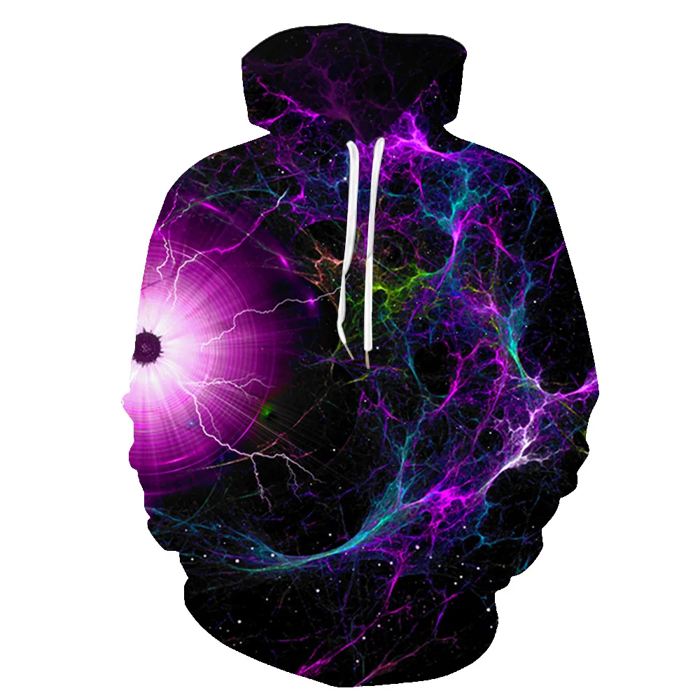 Wholesale Fashion Street Style Hip Hop Hooded Sweatshirt 3d Fire Flame Hoodie Red Smoke Graphic Print Outdoor Athletic Pullover