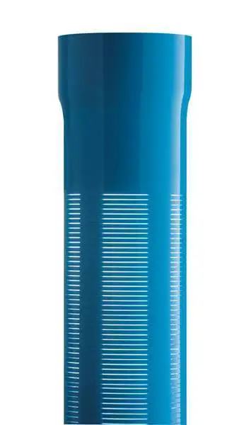 Hight quality DN110 white color UPVC screen water Well Pipe