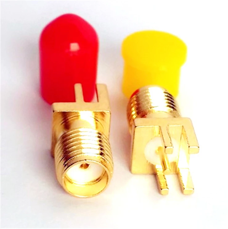 
Factory direct RF coaxial connector SMA-KE*1.2mm RF coaxial SMA for PCB installation Side plug Antenna mount 