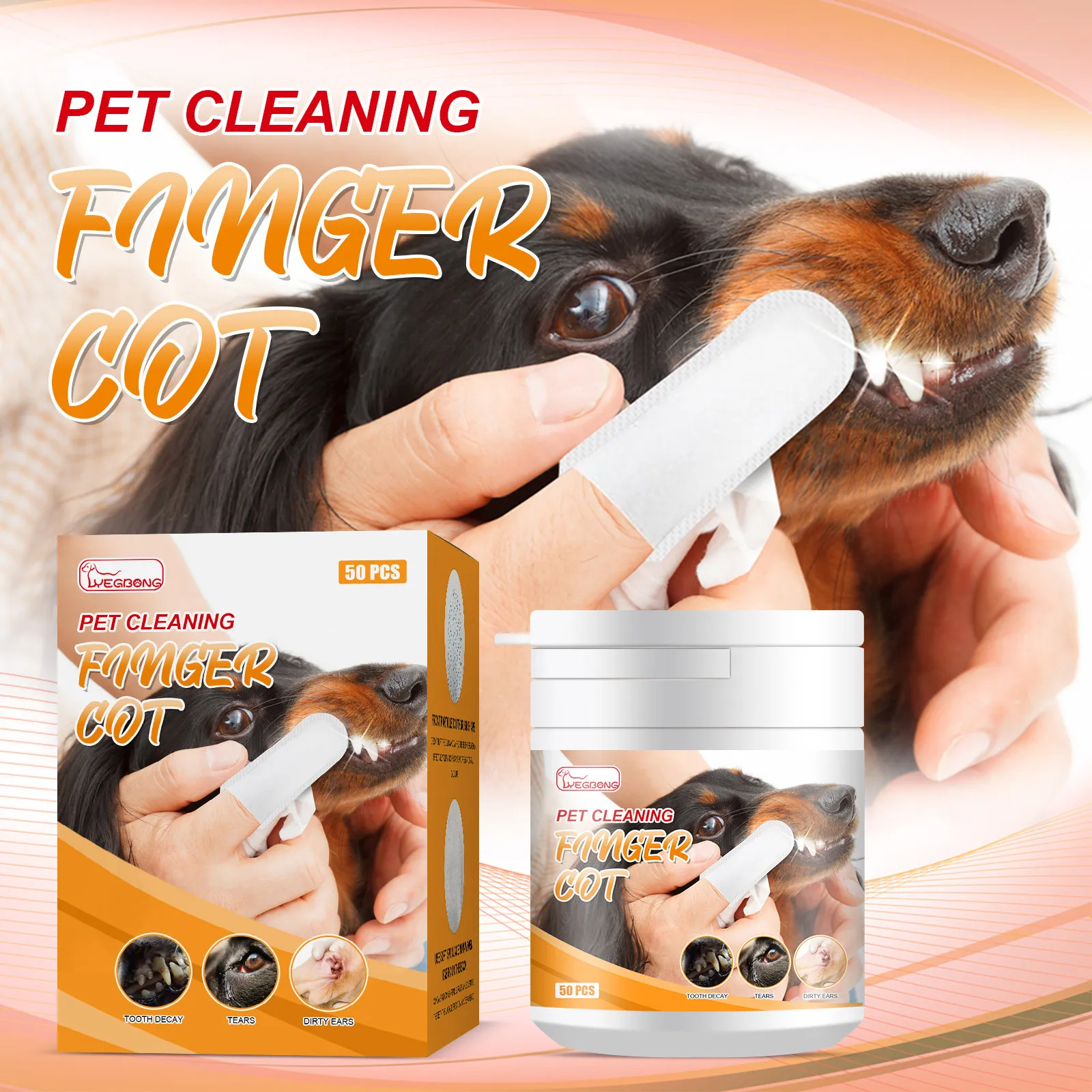 Factory wholesale   Cleans Deodorizes and Prevents Ear Infections Soothing wet care for pet ears